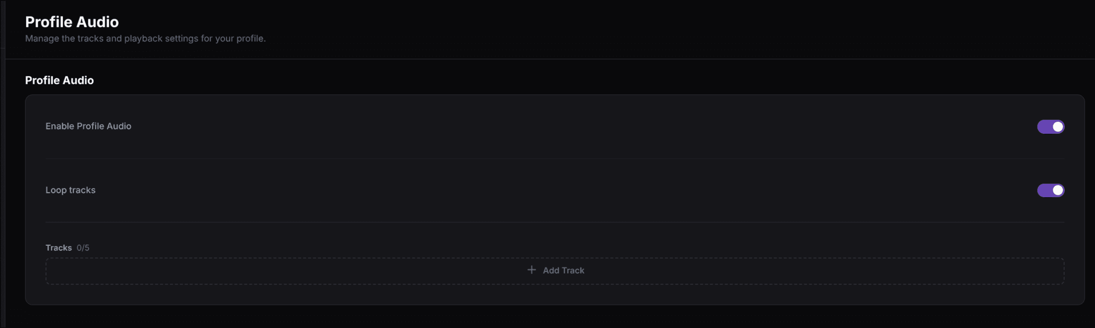 Profile Audio